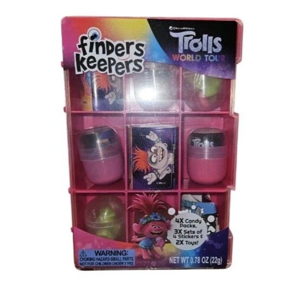 Finders Keepers DreamWorks Trolls World Tour Candy Mini Figures Open Box New